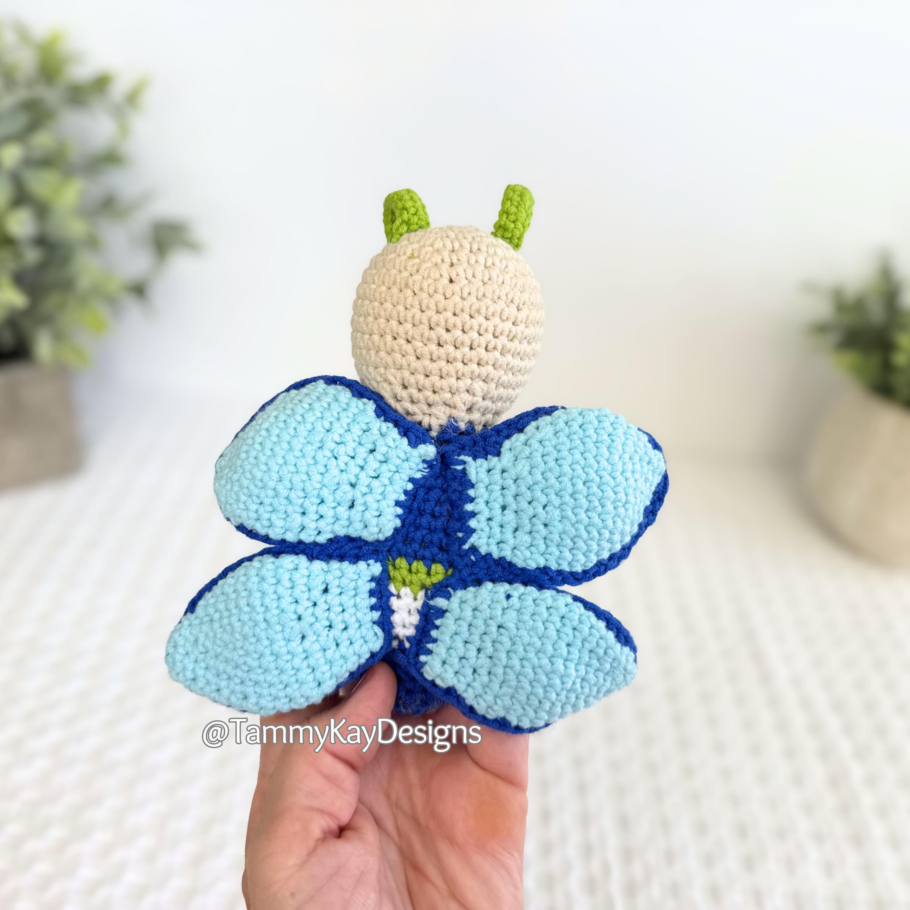 Butterfly Crochet Pattern | Crochet amigurumi pattern | Adorable Insect DIY Toy | PDF Crochet Pattern