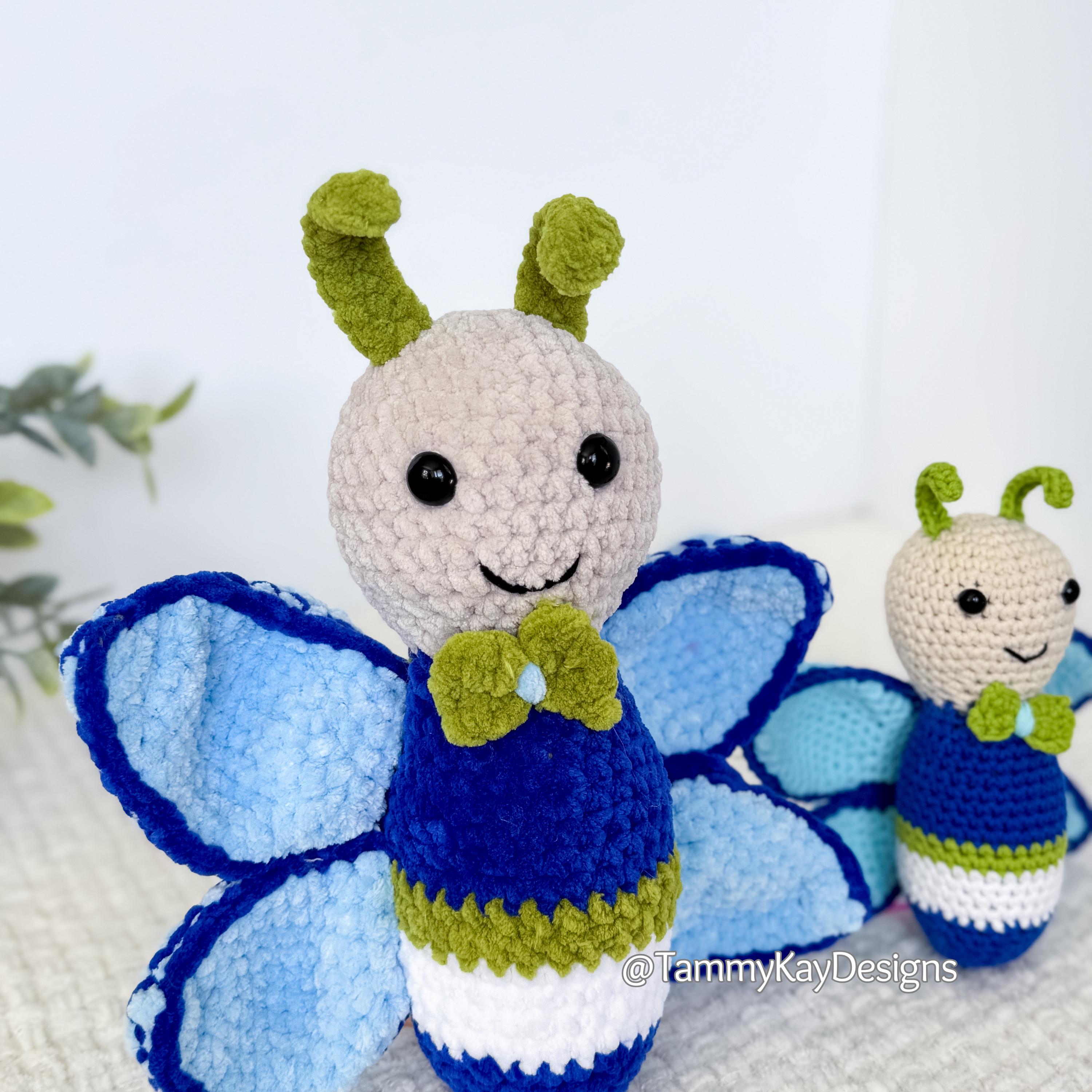 Butterfly Crochet Pattern: Amigurumi Insect (PDF Download)